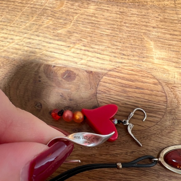 Lot mixed of sterling silver and other materials - Picture 2 of 9